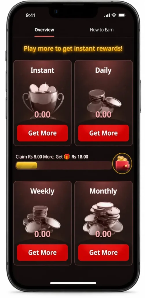 Daily Bonuses in HOTPK Game.